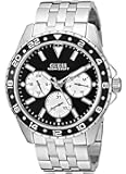 Men's Analog Watch with Stainless Steel Strap