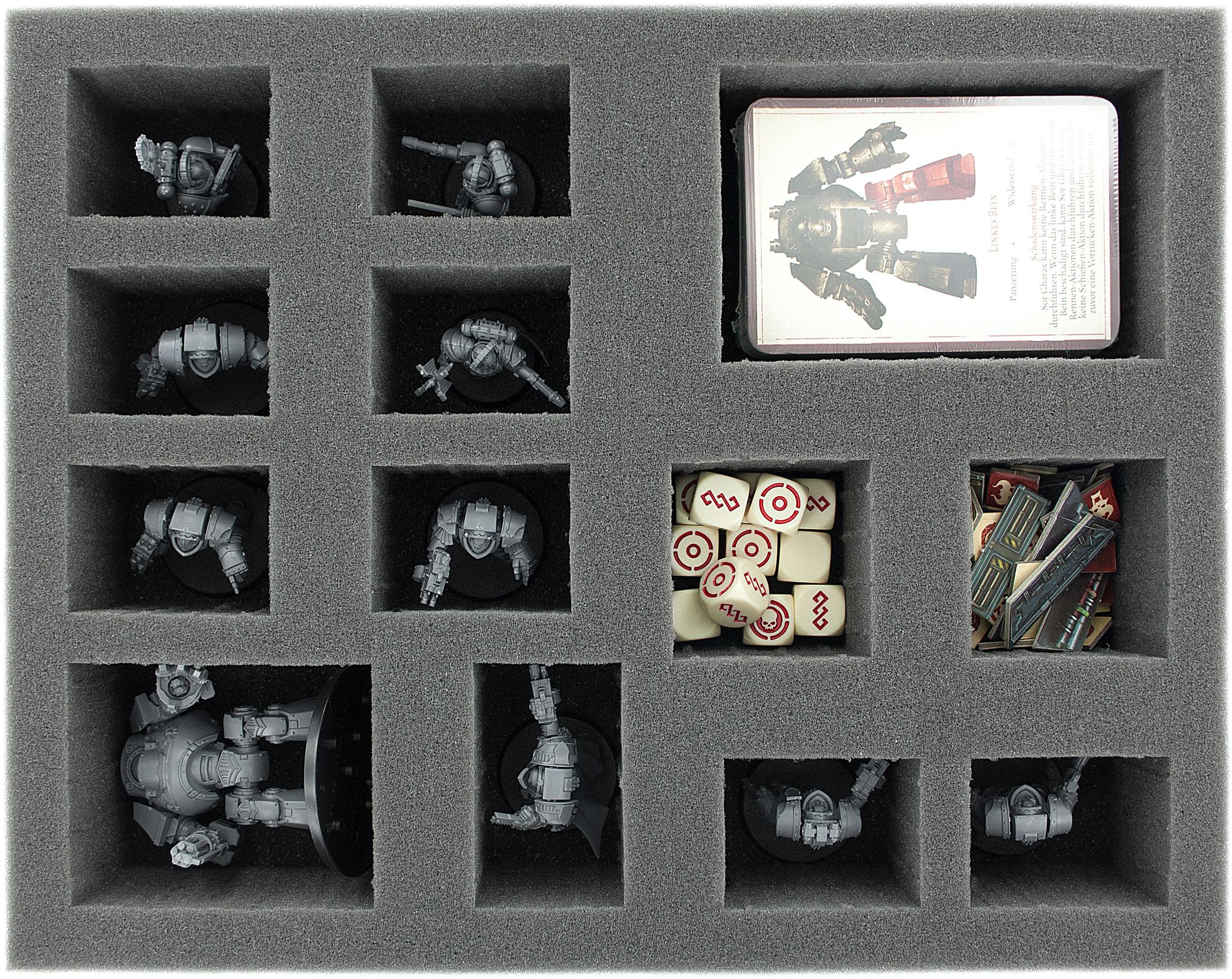 Feldherr Storage Box FSLB150 Compatible avec 100 Miniatures Plus réservoirs ou Monstre
