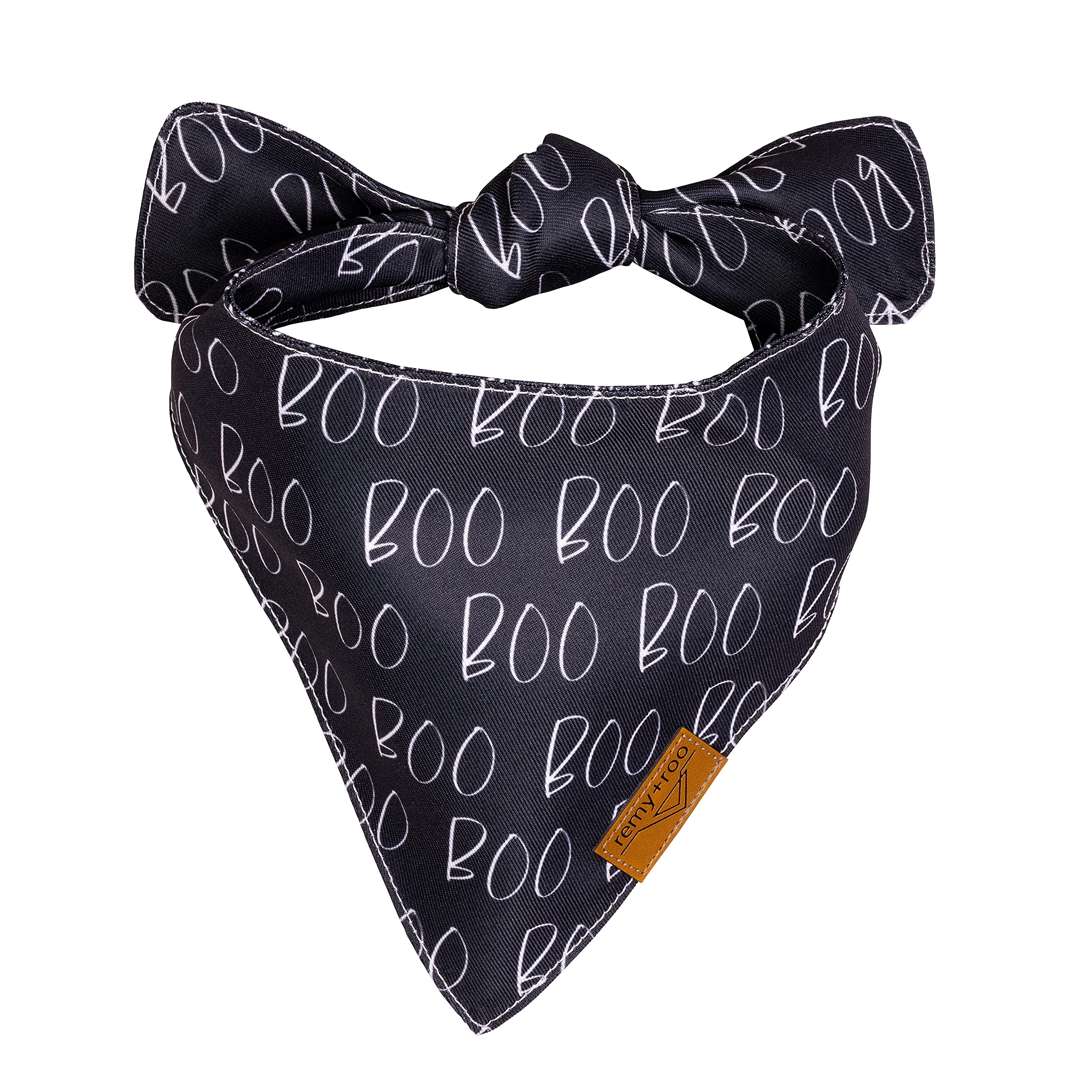 Remy+Roo Dog Bandanas 2-Pack - Adjustable Premium Polyester Bandanas For Small, Large, XL Dogs (April Set)