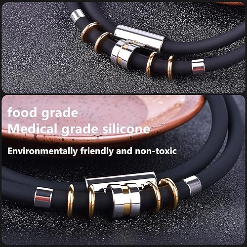 Miniatura 6 de BCletty Necklace, Silicon Germanium, Magnetic Joint, Static Elimination, Necklace, Static Elimination Goods, Antistatic, Stainless Steel, Fashion,