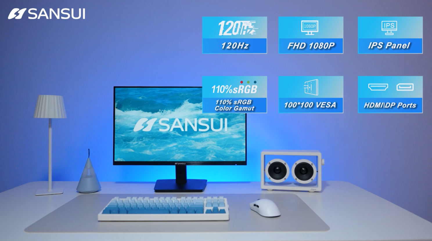 Amazon.com: SANSUI 27-Inch IPS Monitor, 120Hz, Full HD 1920x1080