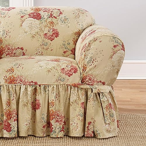 Miniatura 5 de SURE FIT Waverly Ballad Bouquet - Funda para sofá (1 pieza), color rubor