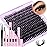 Winifred Lash Clusters Kit 50D Fluff Eyelash Clusters with Lash Bond and Seal Lash Remover Lash Extension Kit 10-16mm DIY Individual Lashes with Lash Tweezers