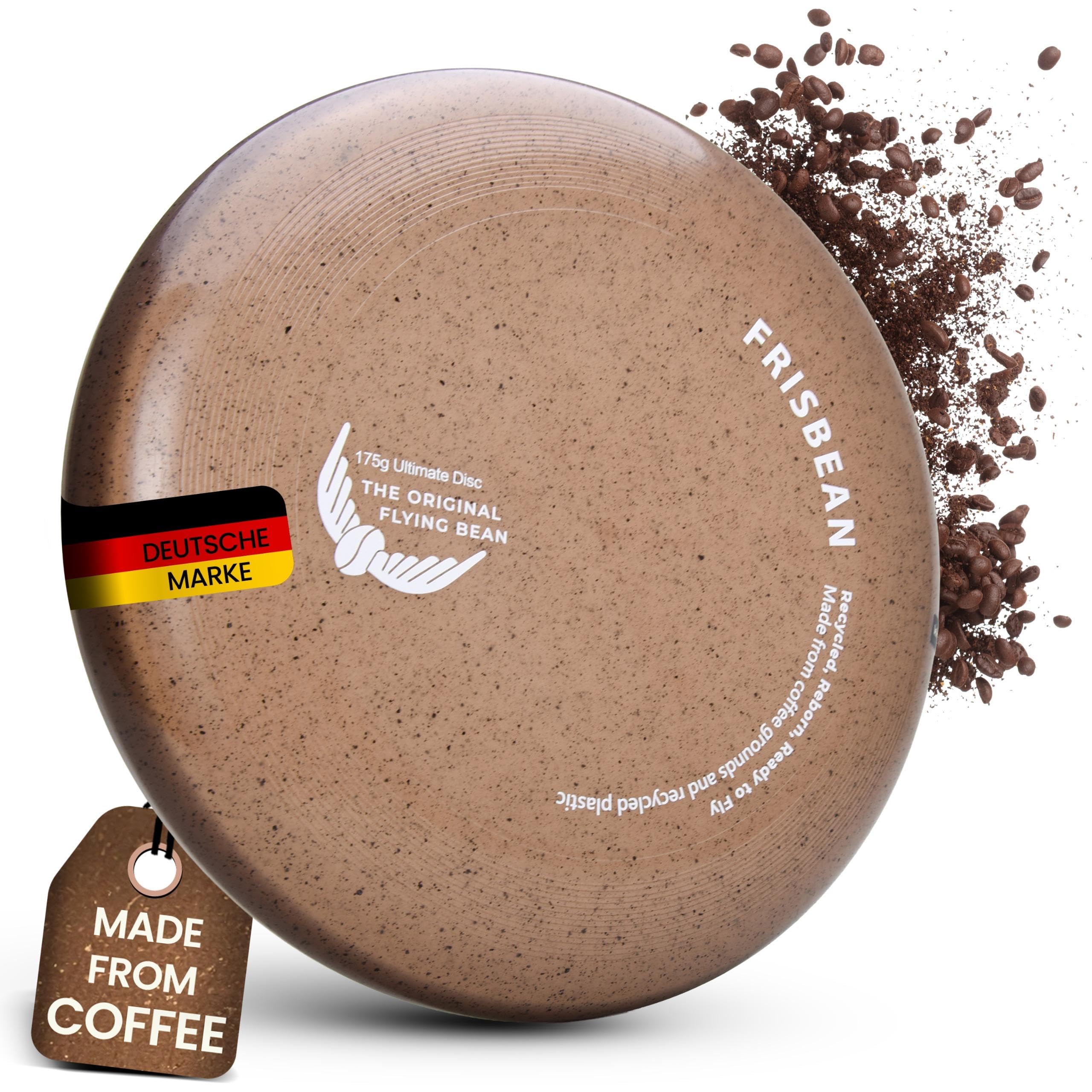 Kindskopf Frisbean – 100% Nachhaltige Frisbee Scheibe aus Kaffeesatz & recyceltem Kunststoff – Ultimate Frisbee 175g Wurfscheibe für Profis & Familien – Deutsche Innovation