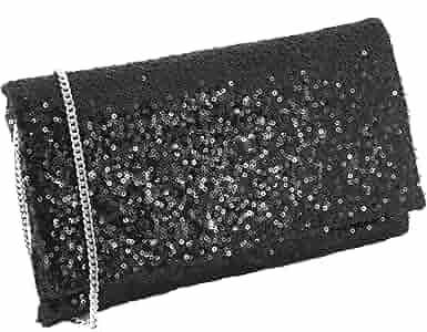Pochette De Soirée Avec Strass Pour Femme - Sac à Main Pour Fête D'oiseaux, Gold-B., Medium