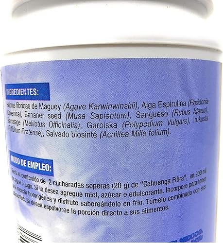 Miniatura 4 de Suplemento dietético de fibra 17.64 oz