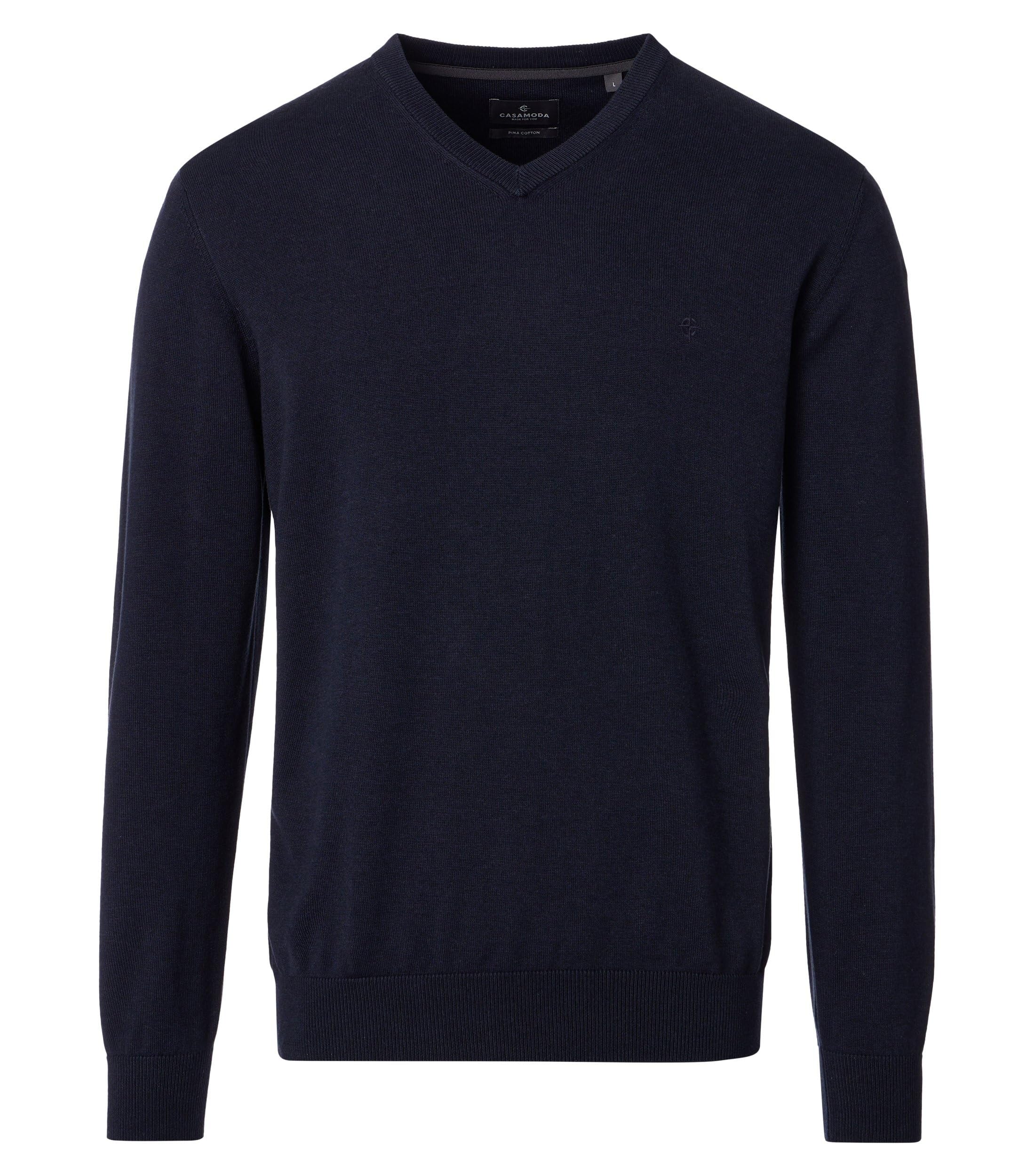 CASAMODA Pullover Navy Dark Blue Blue size XL