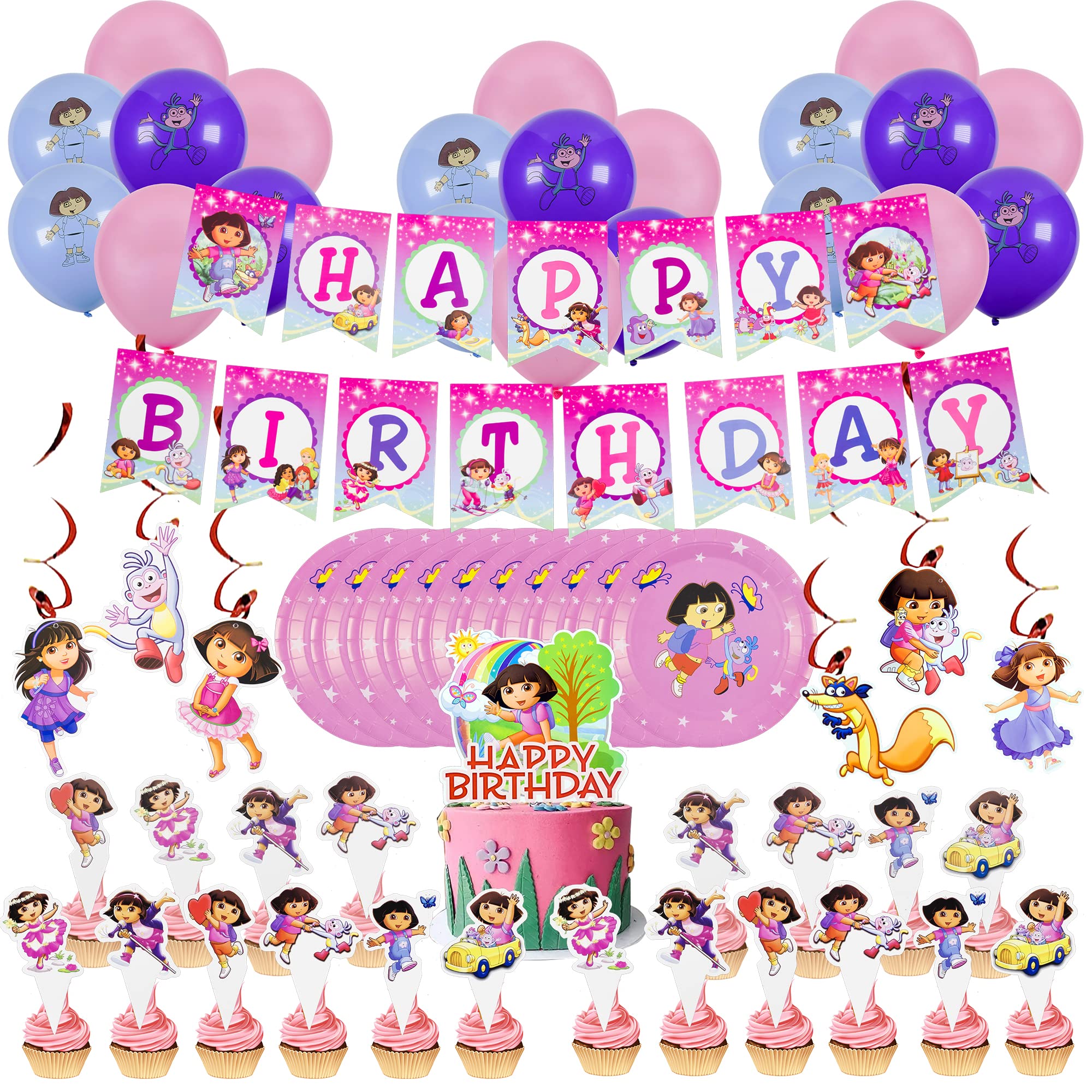 Buy The Explorer Birthday Party Supplies , Cartoon Theme Party