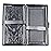 Cigarette Case Victorian Style Metal Holder for Regular, King and 100\'s Size Pocket Protective Security Wallet (ES100, Silver)