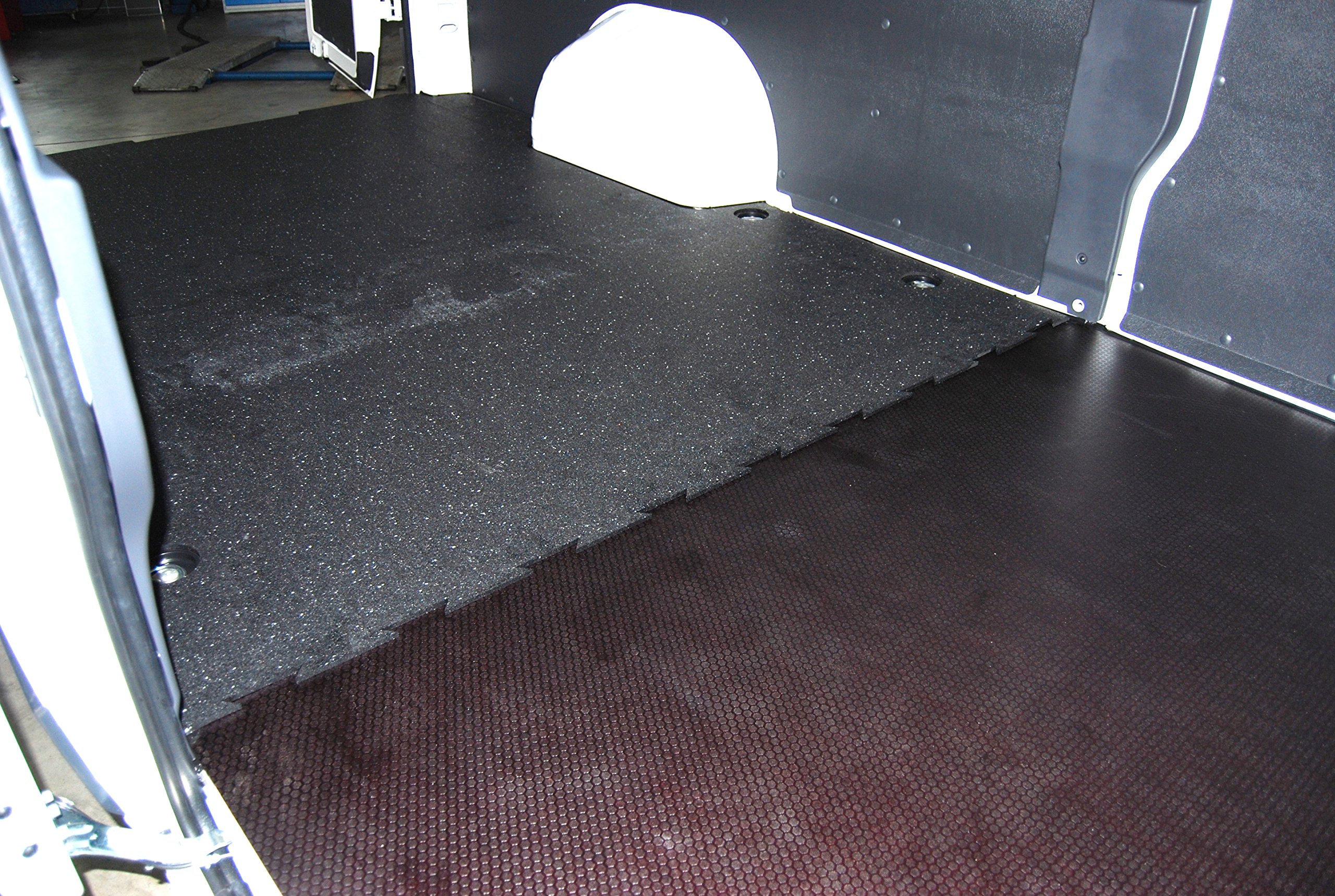aruma 3-teilige Antirutschmatte Laderaummatte, Boden für Kastenwagen, Typ 250 extra Langer Radstand L4, Schiebetür rechts oder beidseitig, original Zurrösen nutzbar ab Baujahr 06/2006