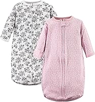 Vista 64 de Hudson Baby Saco de dormir unisex de algodón con manga larga para bebé, saco, manta