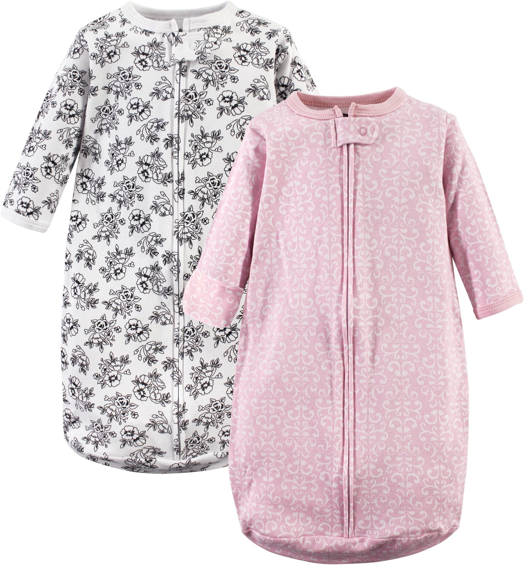 Hudson Baby Unisex Baby Cotton Long-Sleeve Wearable Sleeping Bag, Sack, Blanket