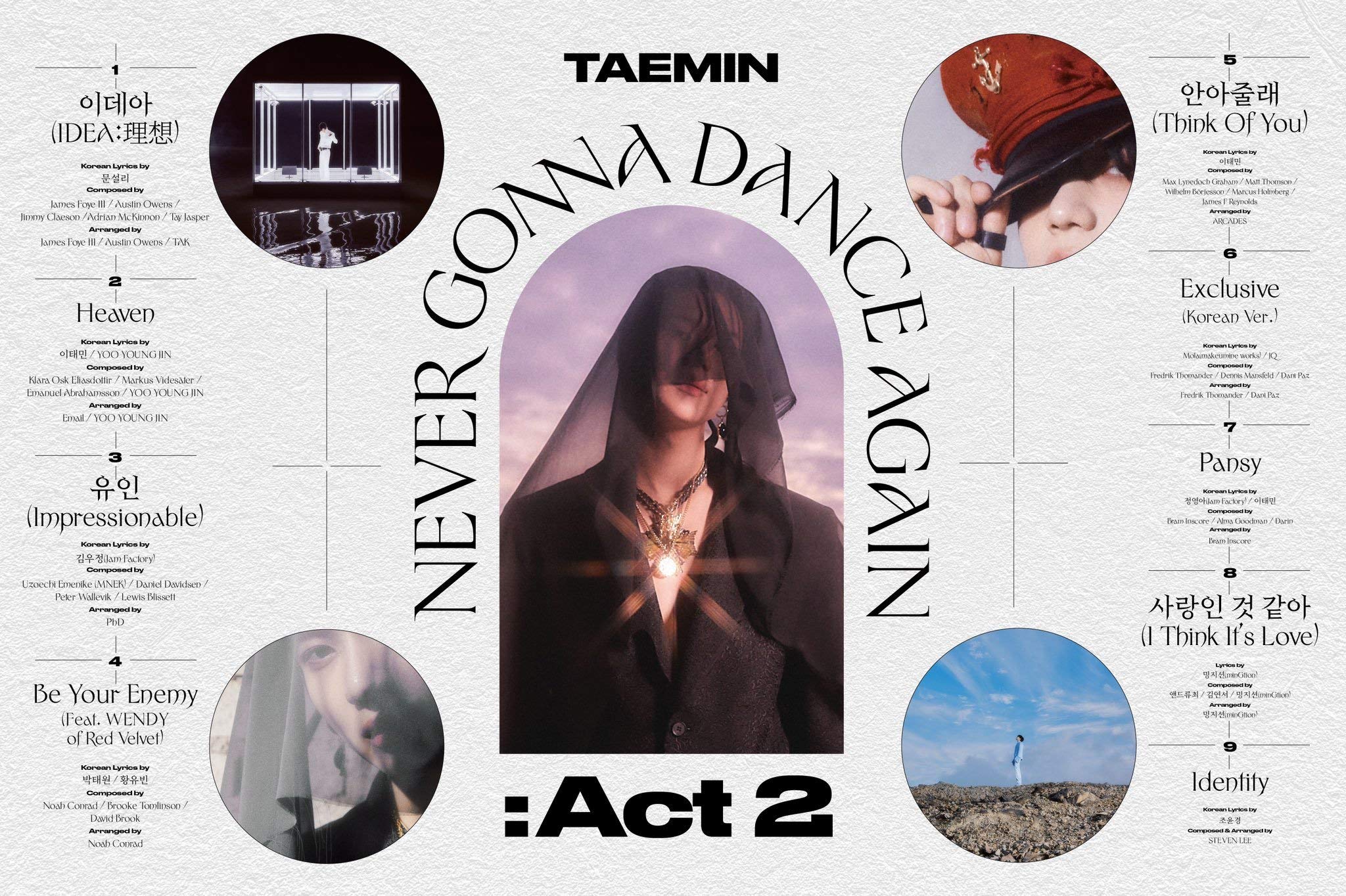 Amazon.com: Taemin Never Gonna Dance Again : Act 2 3rd Album