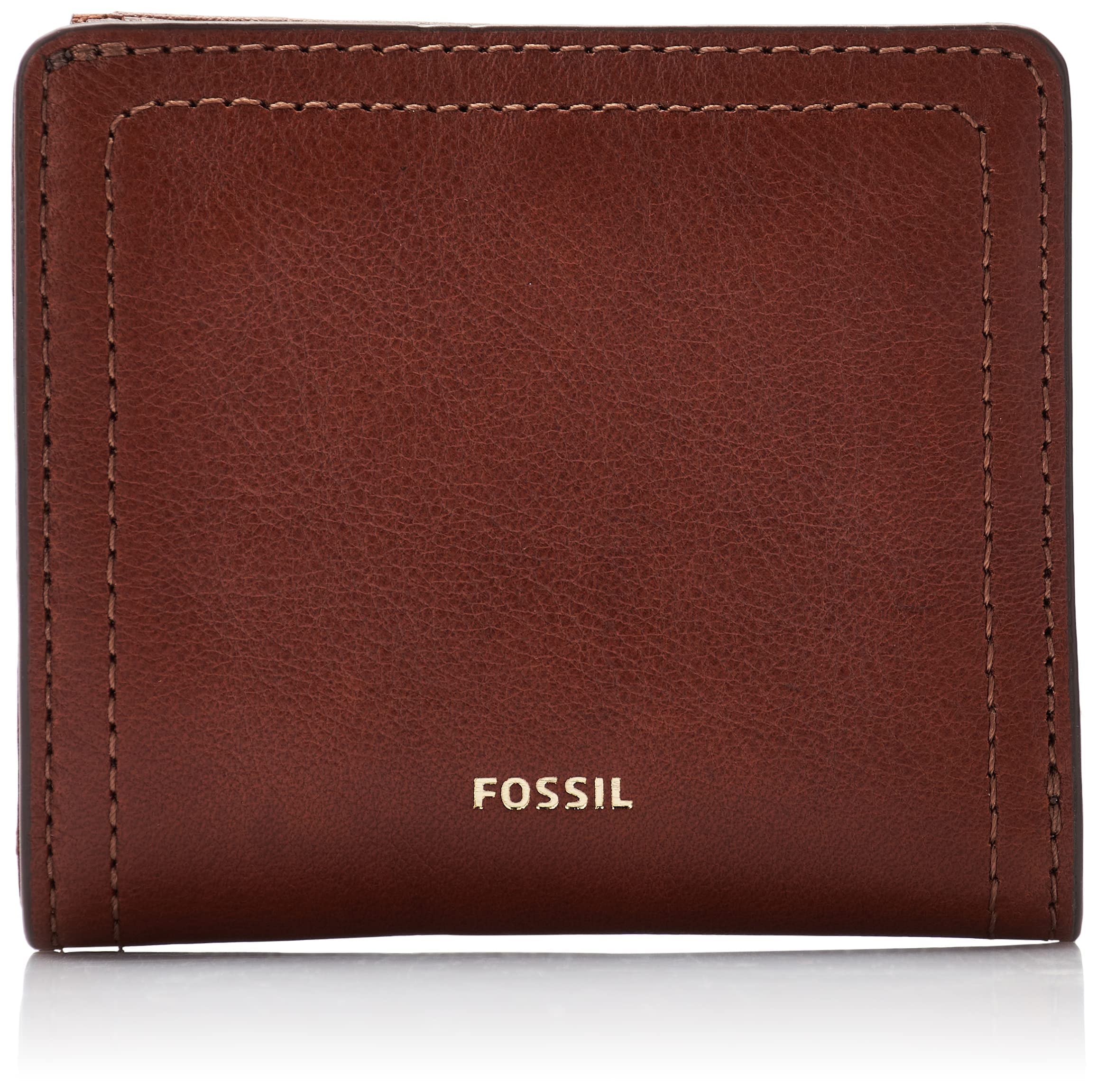 Fossil Kobiety Logan Portfolio Portfel, Brązowy, 10.2 x 2.5 x 8.9 cm