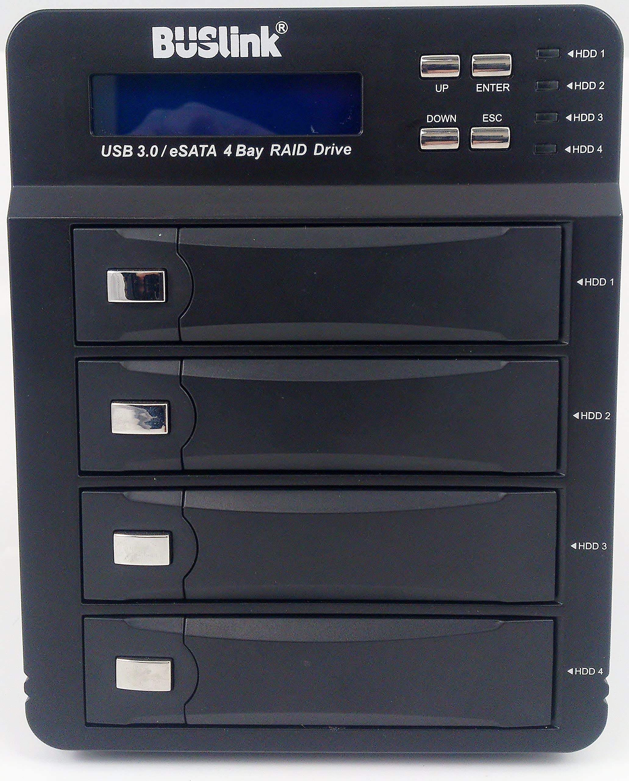 U3-72TB4S 72TB 4-Bay RAID HDD USB 3.2 Gen 1 5Gbps/eSATA External Desktop Drive