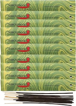 Marbling  Lemongrass  Incense Sticks 10 Pack - Total of 100 gram