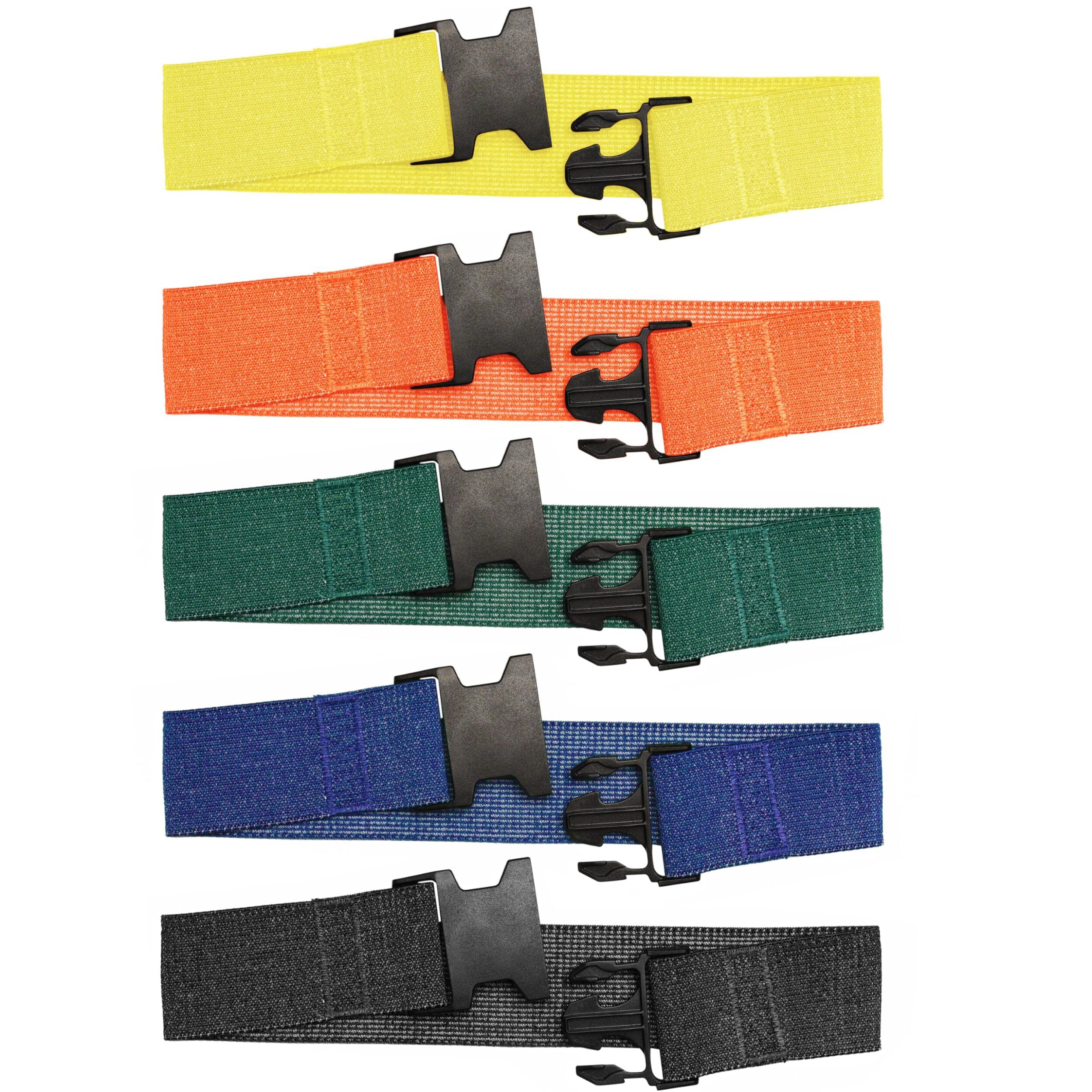 Tribe Lifting Fabric Resistance Bands for Working Out - 5 Exercise Bands Set for Legs and Glutes -