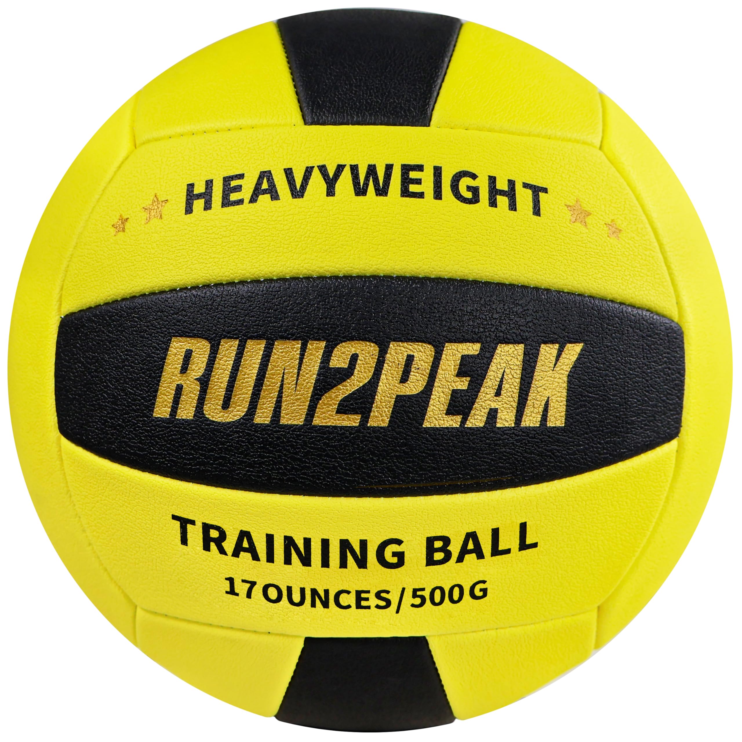 Ballon Entraînement Volley RUN2PEAK 10oz Taille 5 - 8