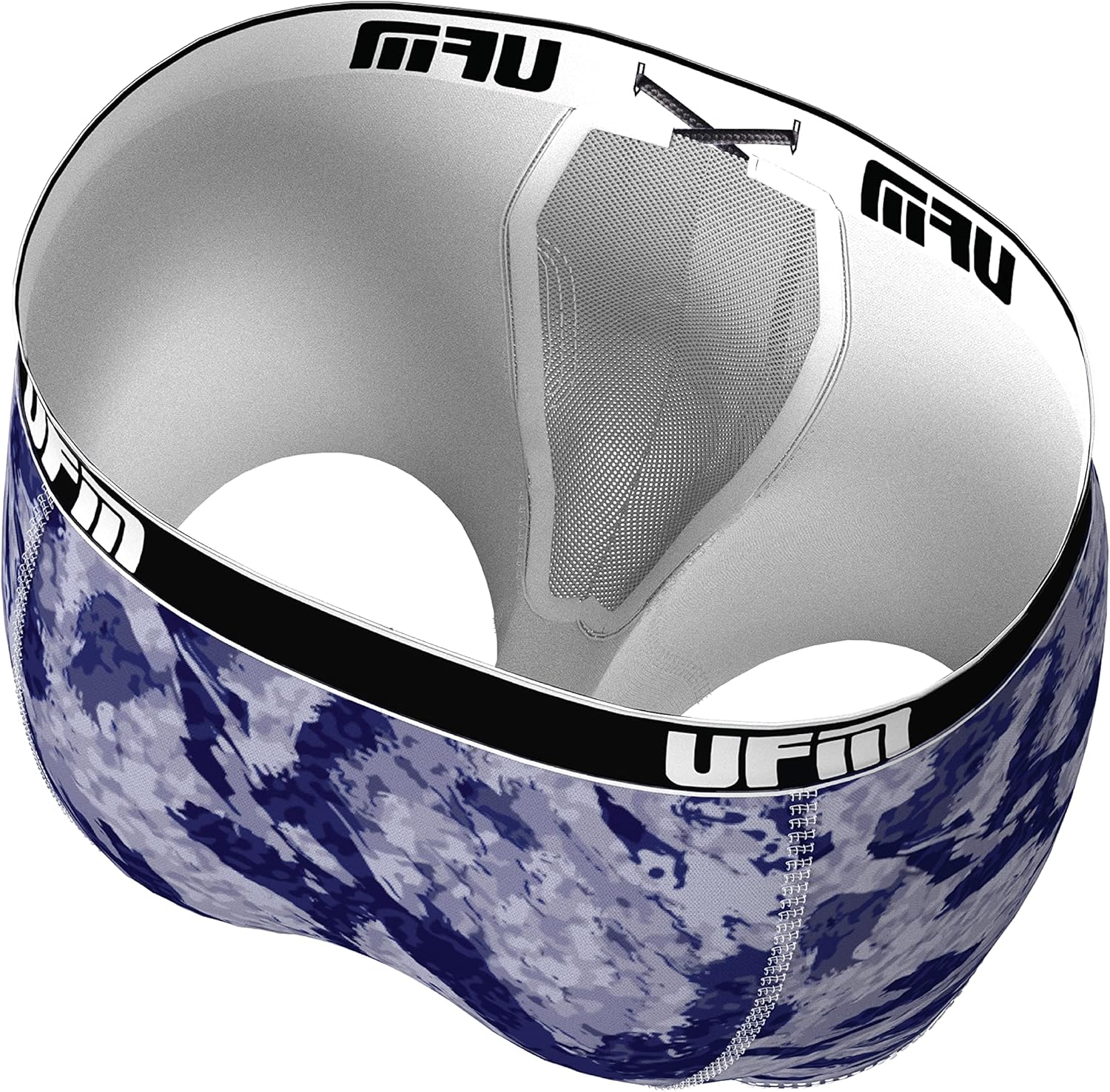 UFM Men’s Polyester Boxer Brief w/Patented Adjustable Support Pouch Regular - Image 3