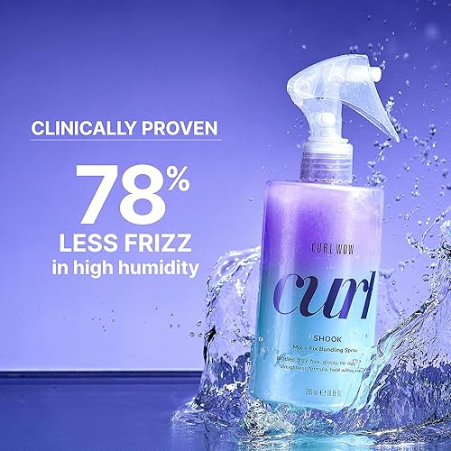 Miniatura 4 de COLOR WOW Curl Wow Shook Mix + Fix Bundling Spray – El spray de agitación para activar combina potentes hidratadores + polímeros sin crujientes para