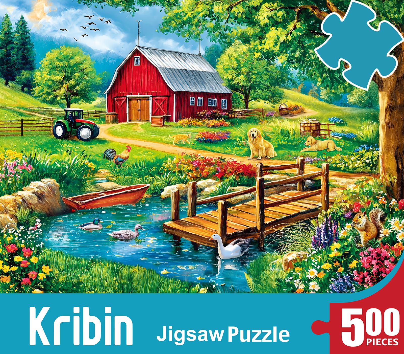 Amazon.com: 500 Piece Puzzle for Adults - Jigsaw Puzzles - Spring