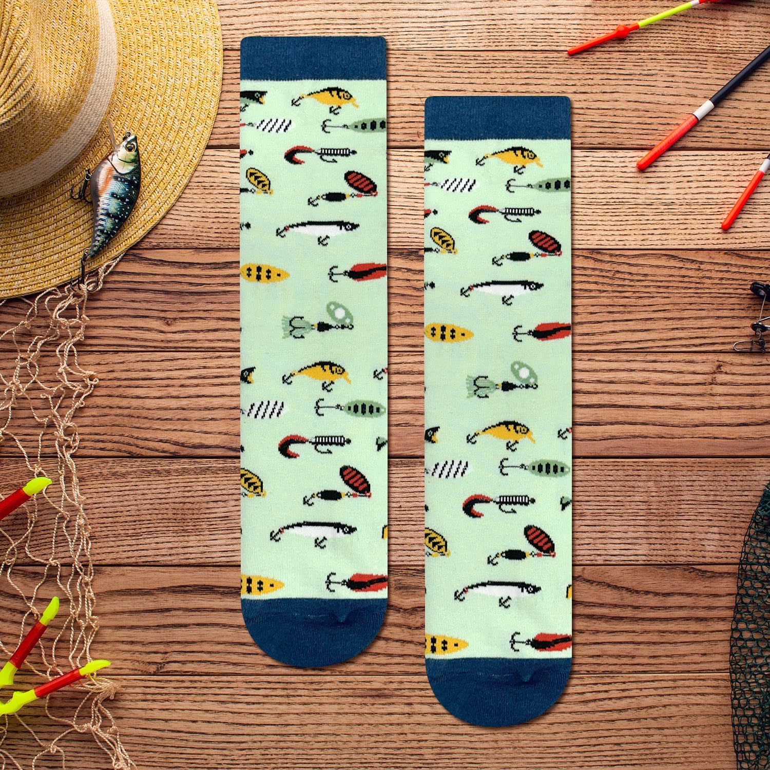 Funny Socks Novelty Gift for Men Gaming Hunting Fishing Gifts for Dad Grandpa Gaming Stuff for Gamer - Image 3