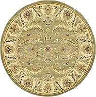 Vista 22 de Unique Loom - Colección Voyage - Alfombra redonda tradicional oriental, marrón, Polipropileno, Marrón/Azul Claro