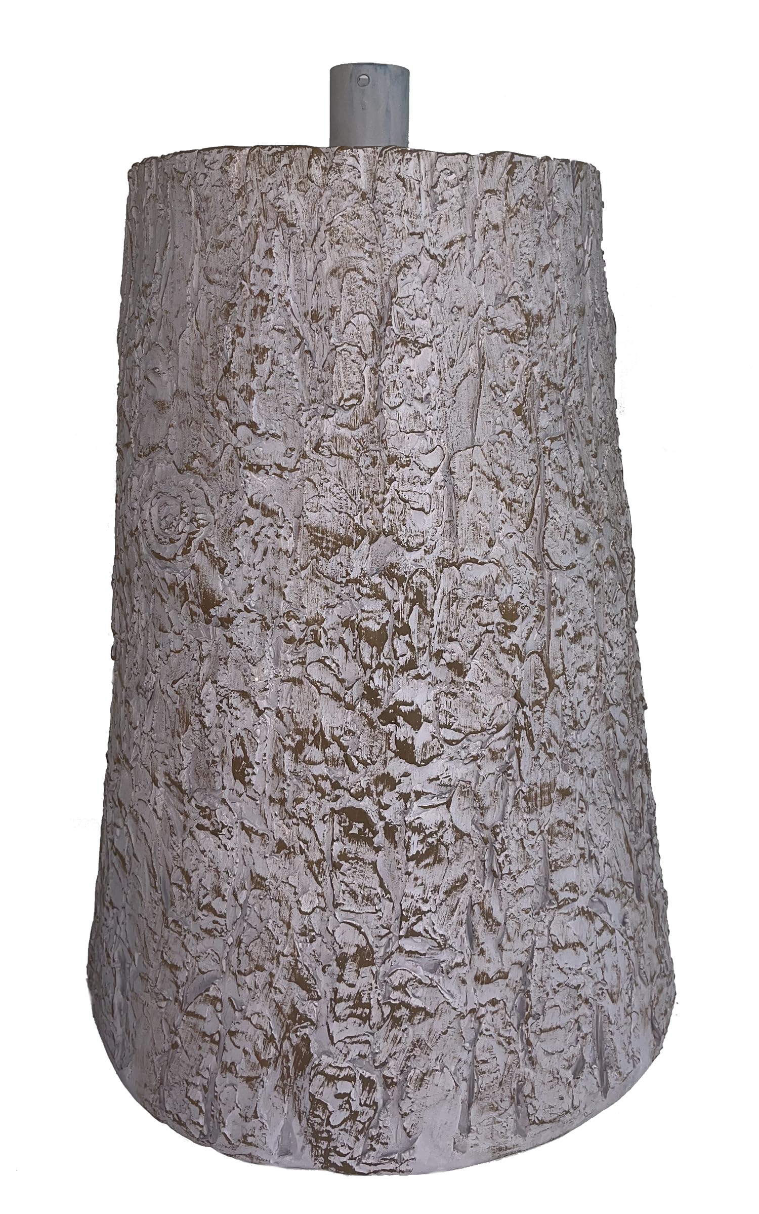 XONE Base Tronco per Albero di Natale | Supporto Albero di Natale Effetto Legno, Dimensioni Ø35xH45cm