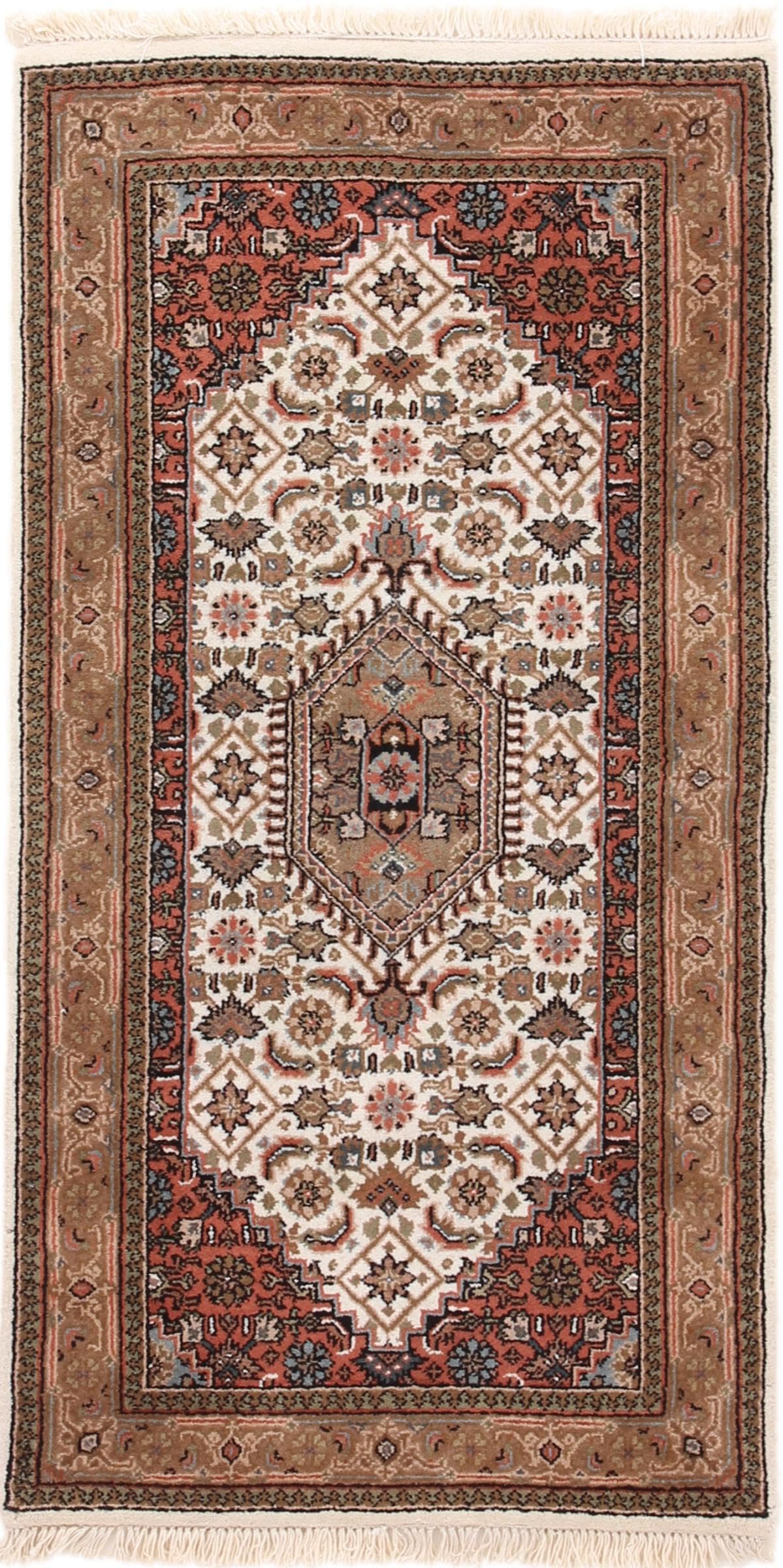 Tapis de course en laine Indo Kashan 71x137 cm pour couloir bruyant