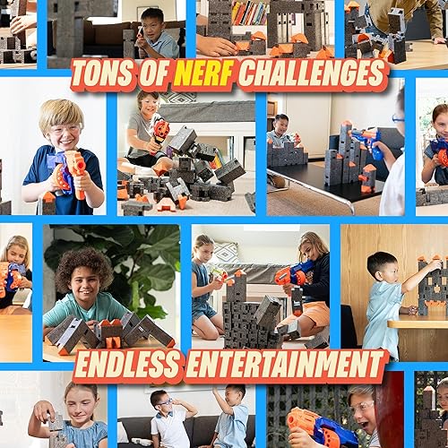 Miniatura 6 de Blaster Blocks Paquete de destrucción de naves espaciales  Juego emocionante para lanzadores de dardos de espuma para 1 niño, hermanos, fiestas de