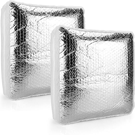 Camp'N 14" x 14" RV Vent Insulator - RV Skylight Insulator Universal Camper Skylight Cover and RV Insulation for Skylight - 2 Pack Camper Vent Insulator