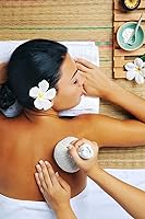 Vista 1 de Bola de masaje de hierbas tailandesas premium, bola de compresión de aroma, 100% hierba natural para spa, 7.05 oz (7.05 oz.)