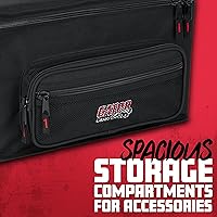 Vista 3 de Gator Cases - Bolsa acolchada para sistemas inalámbricos con correa de hombro extraíble, capacidad para un receptor, dos micrófonos y paquetes