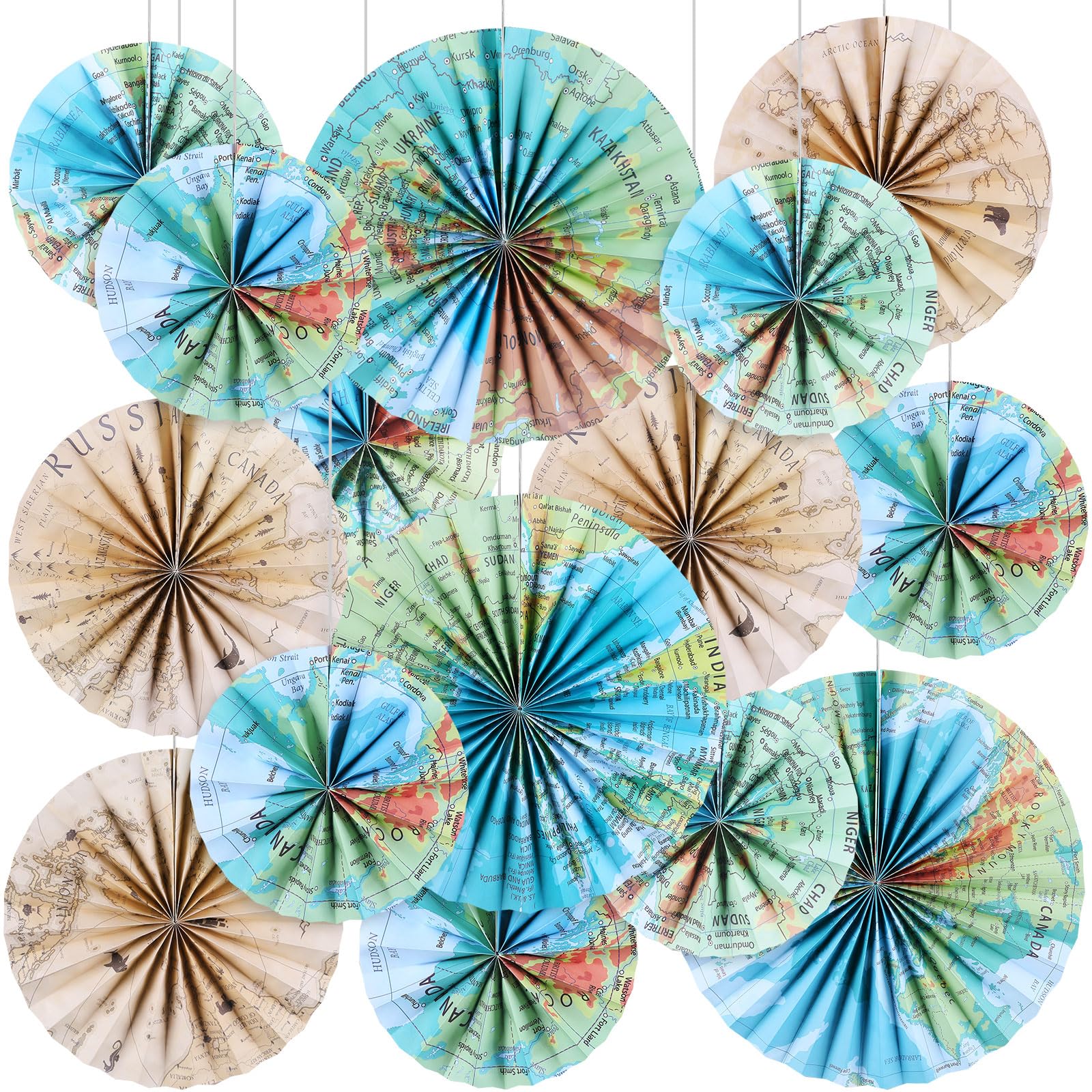6 Pack Boho Paper Lanterns - 8 Inch Hanging Lanterns For Classroom, Party & Wedding Decor - View #10