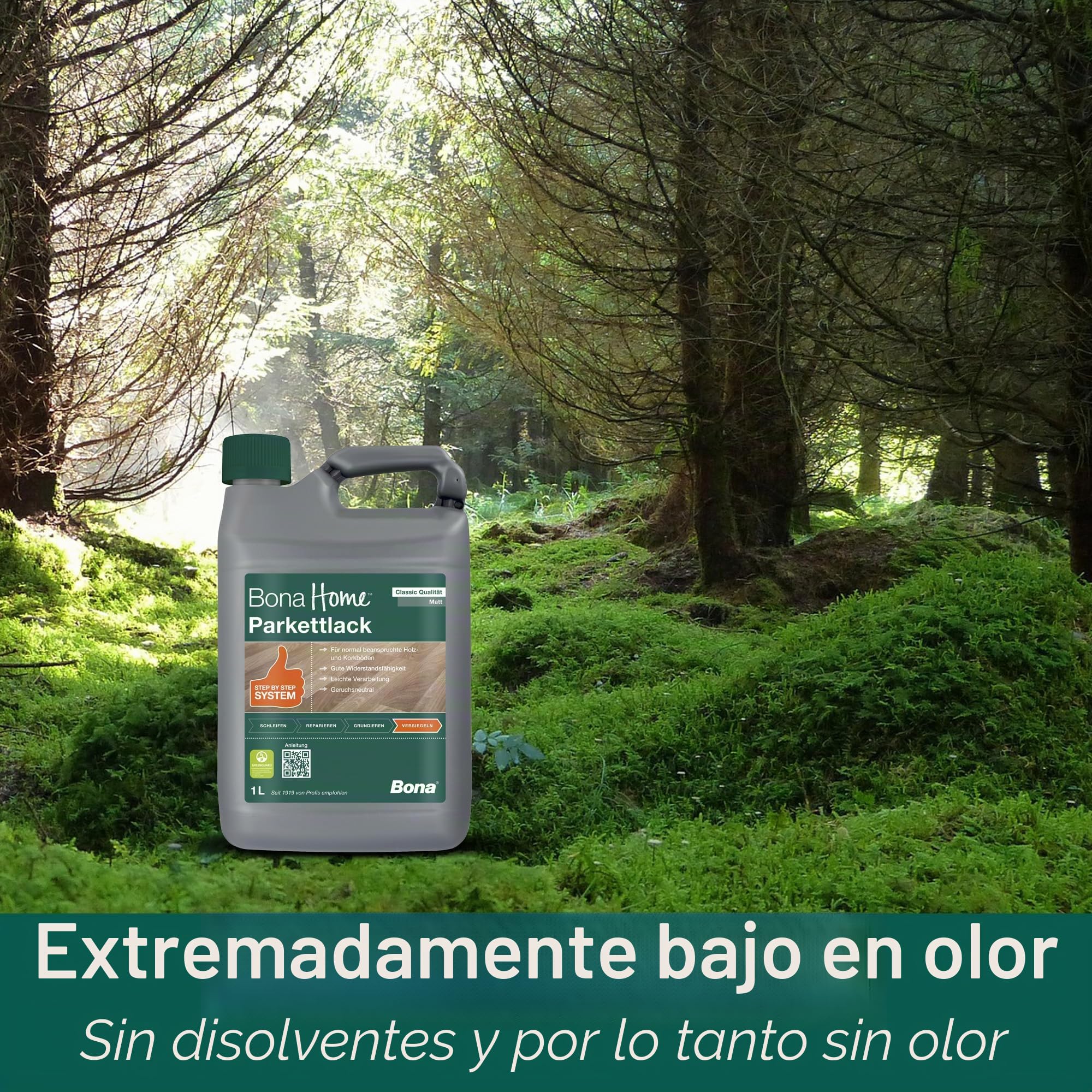 Bona Home Classic - Barniz para parqué (4,0 L)