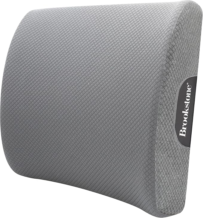 Brookstone Luxurious Lumbar Support Pillow for Car or