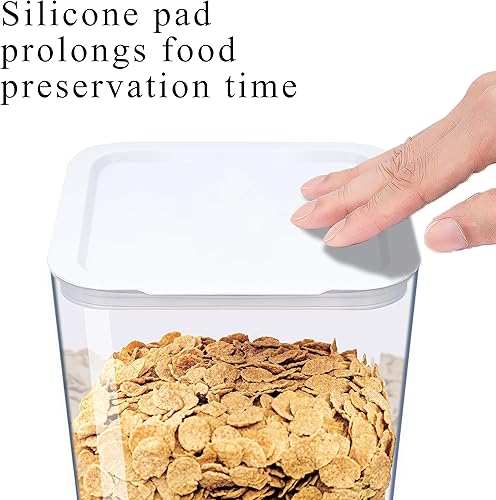 Miniatura 5 de Dispensador de cereales para encimera, organización de cocina de 5 L, almacenamiento de contenedores de cereales, dispensador de dulces de