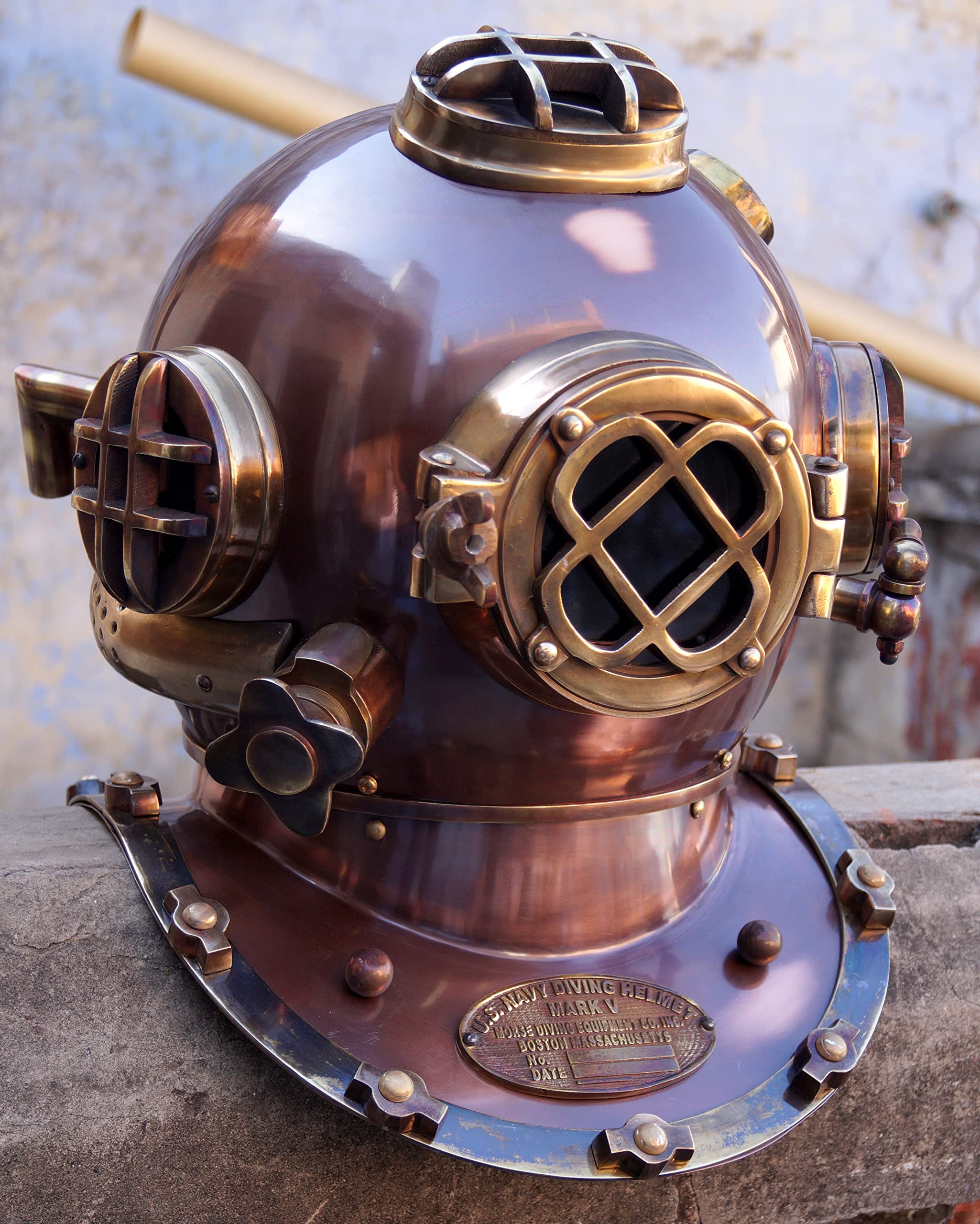 Amazon.com : SKYNOTCH Scuba Diving Helmet | US Navy Mark V Divers 