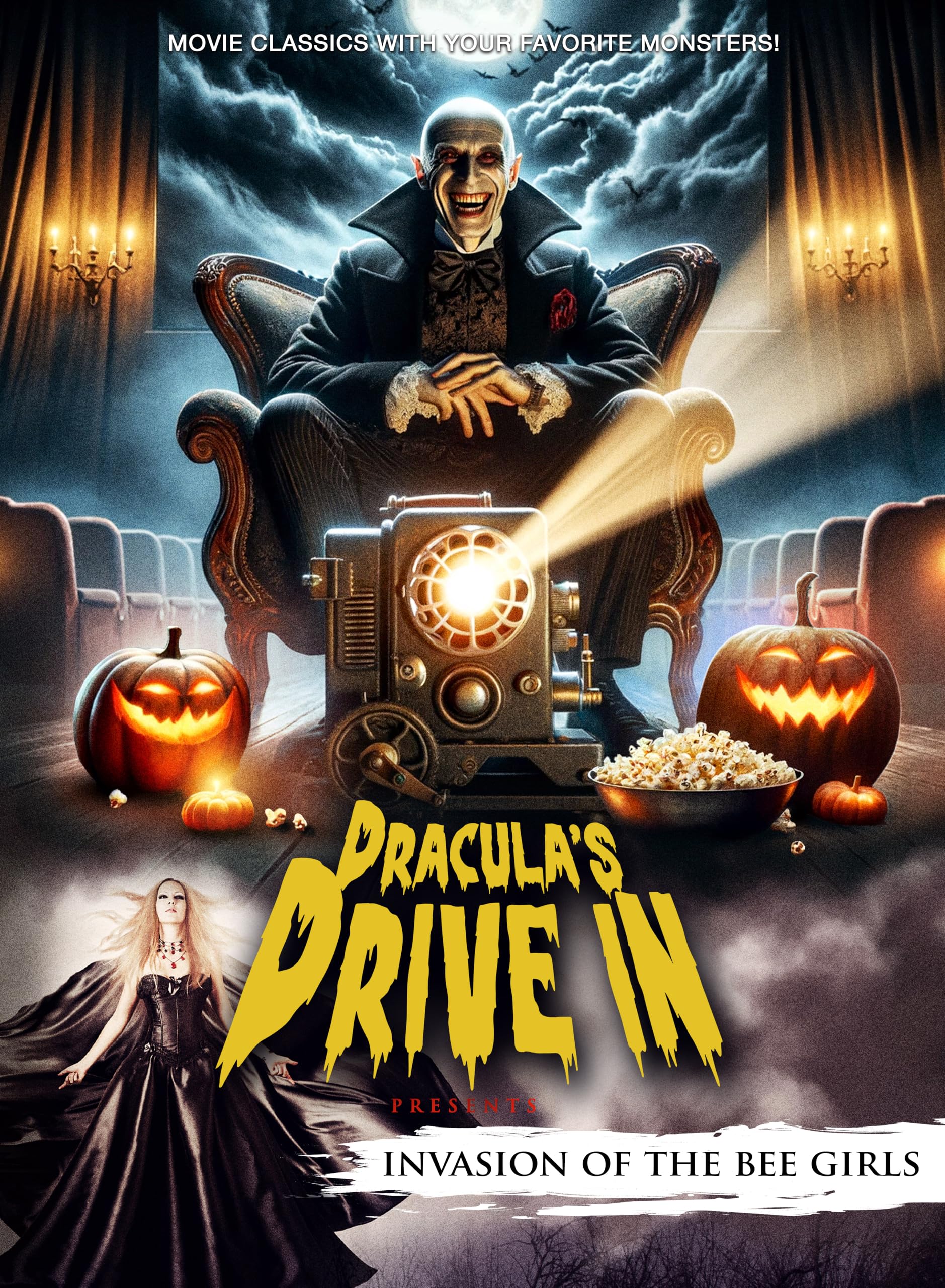 Draculas Drive-in La invasión de las chicas de las abejas Completa tu colección de terror