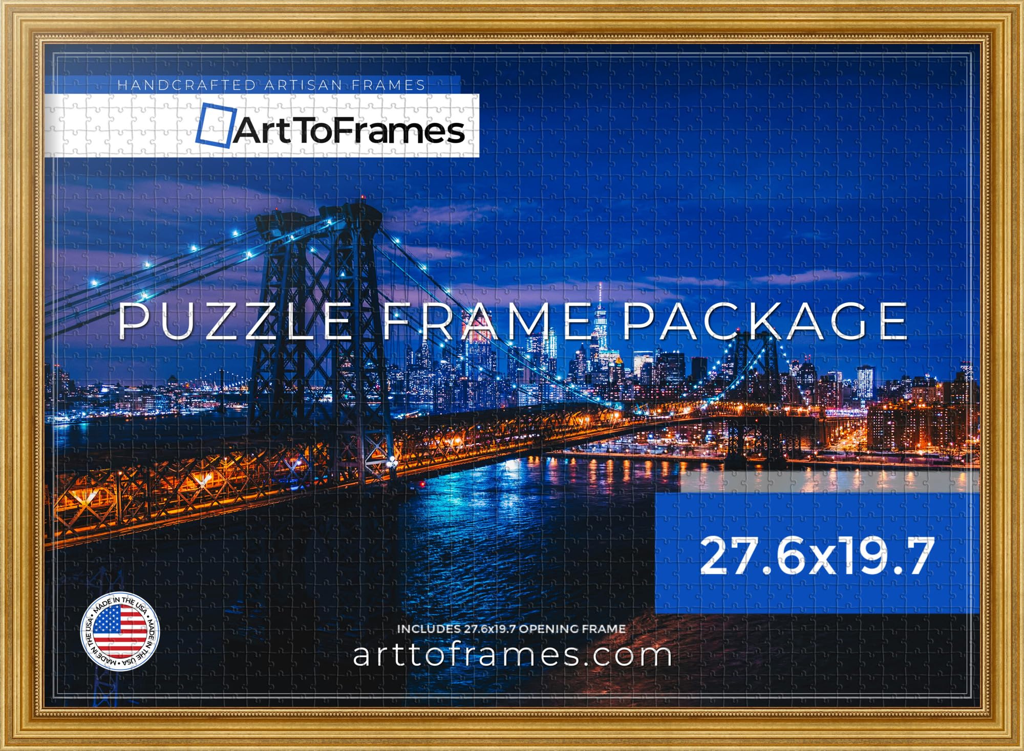 Amazon.com - ArtToFrames 27.6x19.7 INCH/70x50 CM Gold Frame for
