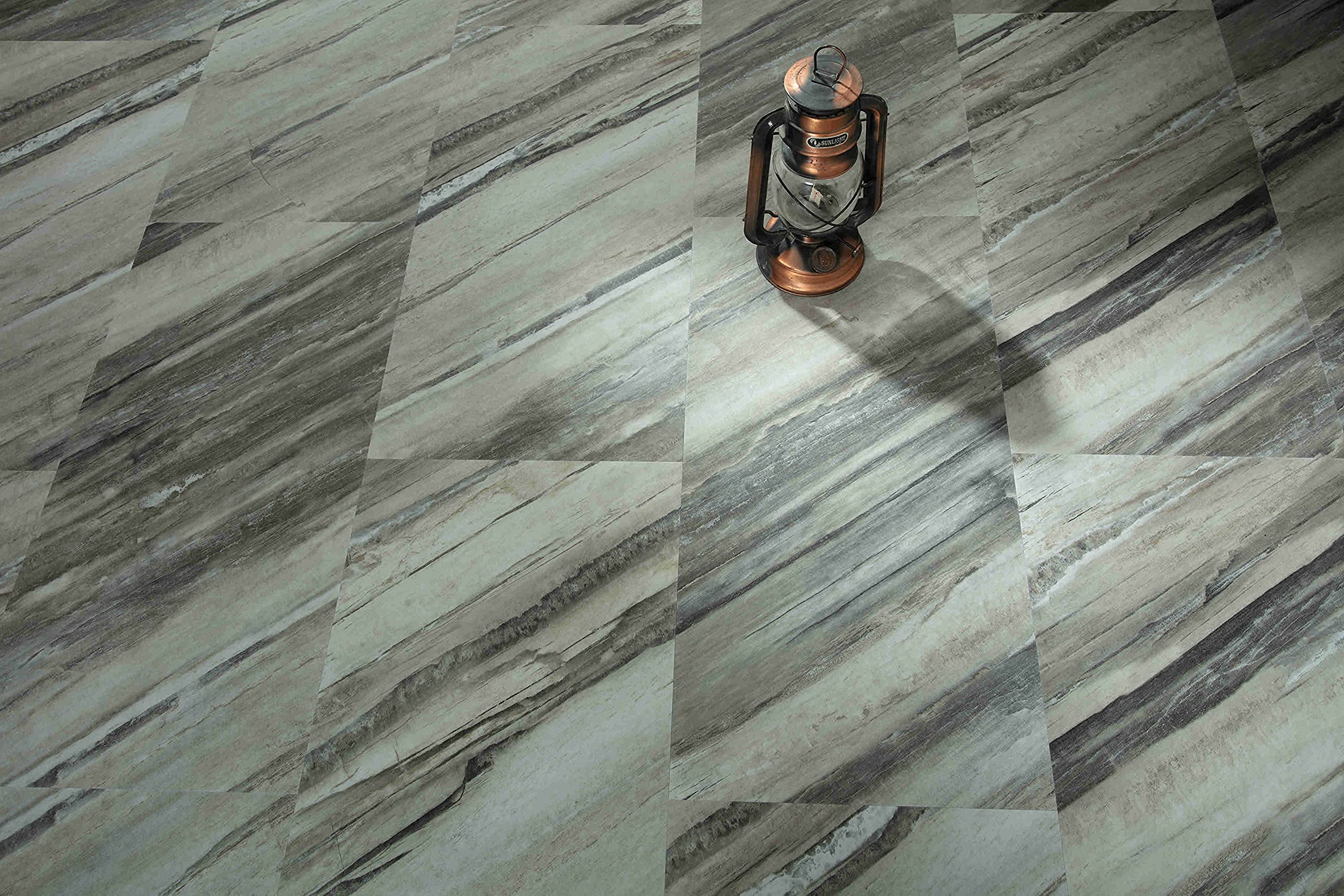 Buy Tawson Vinyl Floor Tiles 24 in x 12 in Interlocking Flooring (12 Panels) ClickLock for DIY