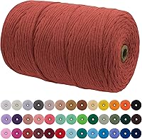 Vista 30 de JeogYong Cordón de macramé de un solo hilo 1mm x 426 yardas (1279 pies) Cuerda de algodón suave Hilo de macramé de 1 mm, suministros de macramé