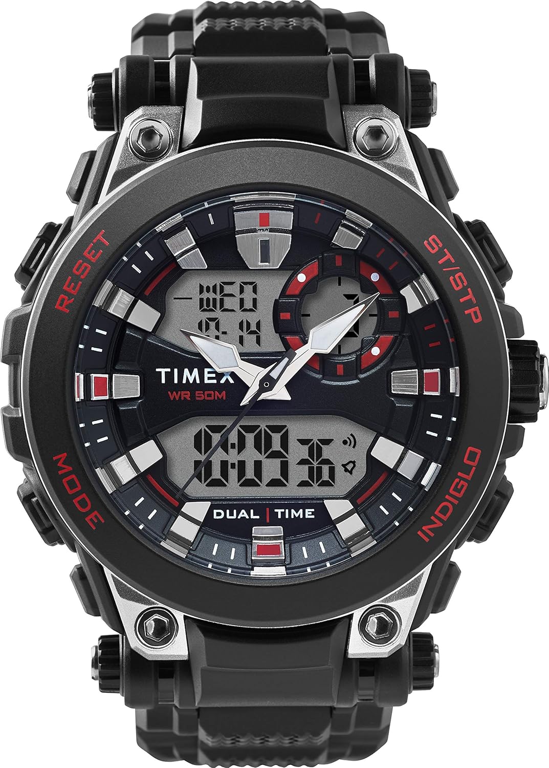 Timex Mens Analogue-Digital Quartz Watch with Resin Strap TW5M30800