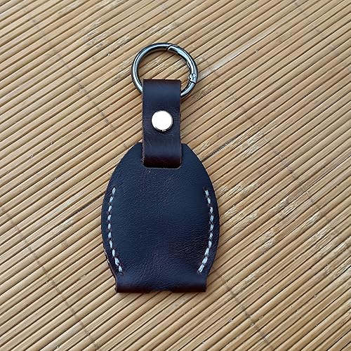Miniatura 7 de Handmade Key chain Leather Protective Key Holder Large Capacity Protective Case Key sleeve key fob case (Style D)