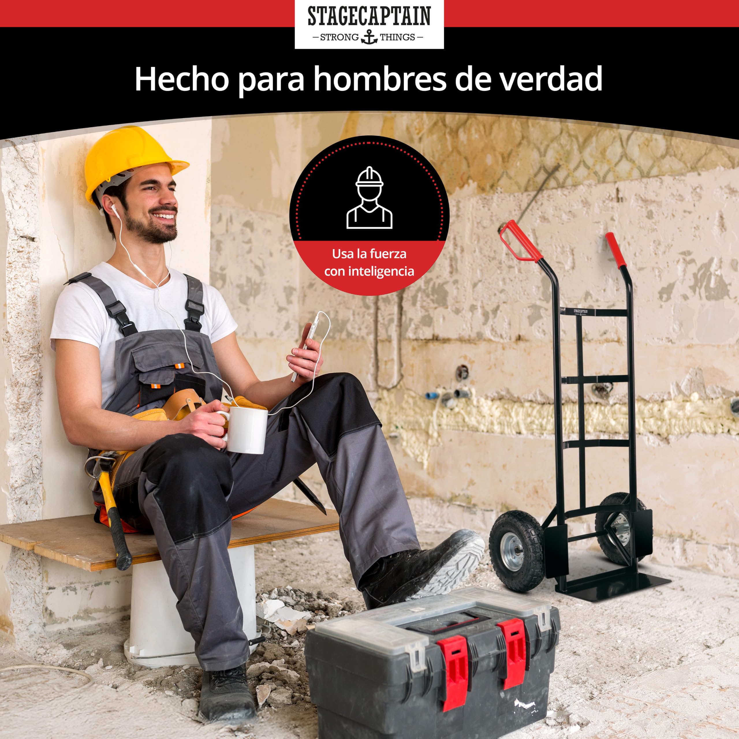 Carretilla Stagecaptain Carryboy, MAX. 200 kg
