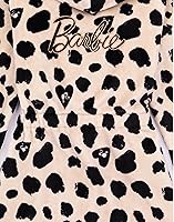Vista 6 de Barbie Bata de pijama con estampado de leopardo para niñas y niños
