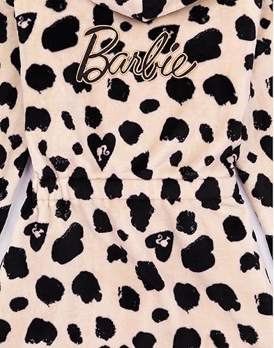 Miniatura 6 de Barbie Bata de pijama con estampado de leopardo para niñas y niños