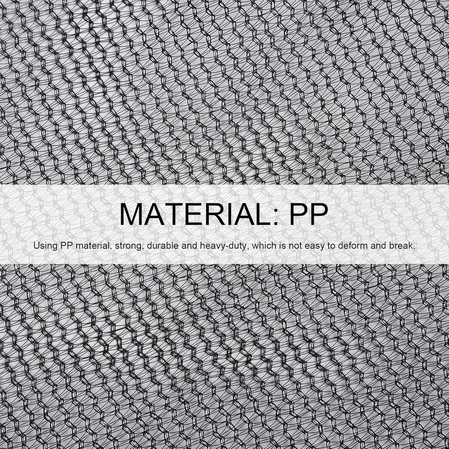 Trampoline Replacement Safety Net Inner Enclosure Netting Pole Frames Protective Mesh Guard for Safety