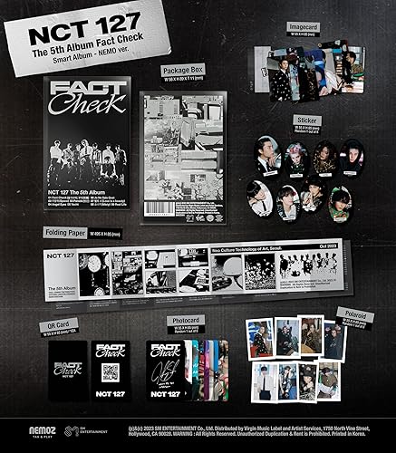 Miniatura 2 de NCT 127 - Comprobación de hechos quinto álbum completo QR Ver