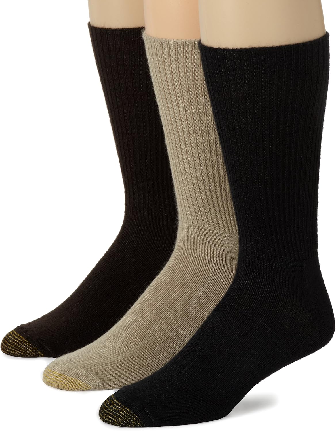 Gold Toe Men's Fluffies Crew Socks, Multipairs Fluffies Crew Socks